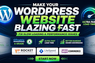 optimize wordpress speed, fast loading, google pagespeed over 90