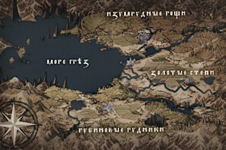 draw custom fantasy world map dnd battle map rpg map ttrpg board game map maker
