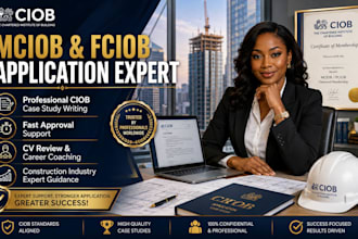 write your fciob mciob ciob application and case study