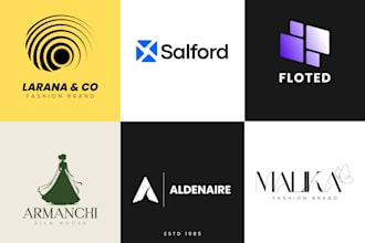 do trending minimalist business  and brand logo