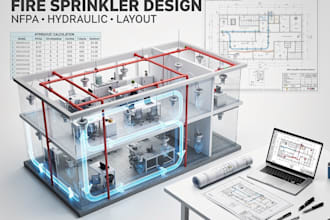design fire sprinkler system hydraulic calculations nfpa drawings fire detection