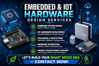 design services for embedded and iot hardware projects