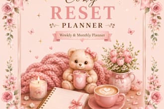 design canva cozy KDP