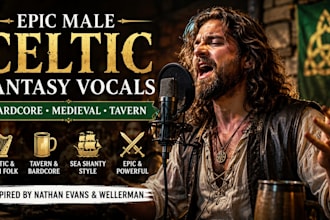 record irish folk sea shanty medieval tavern male vocals inspires by nathan evan