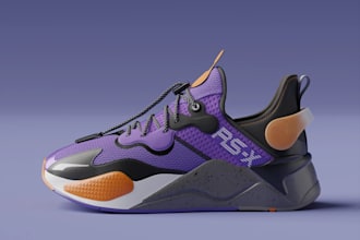 design industrial ready 3d wearable sneakers