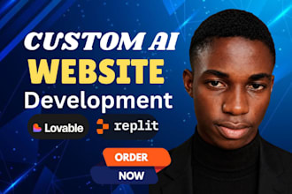 build ai website design develop ai chatbot ai web application full stack saas