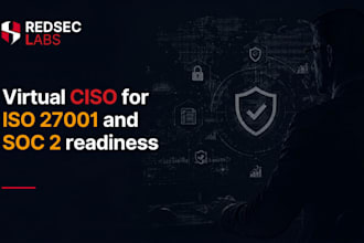 be your virtual ciso for iso 27001 and soc 2 readiness