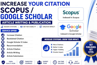 increase google scholar citation in top indexed journal