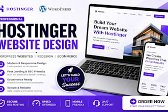 design hostinger website, hostinger website redesign, wordpress website design
