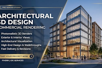 do architectural 3d design commercial rendering