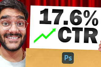 design high CTR professional viral youtube thumbnails