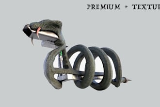 design a 3d weapon from idea, photo for 3d printing or game