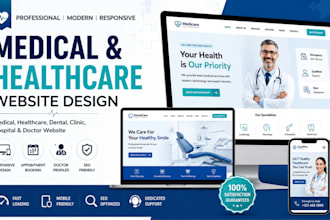 medical, healthcare website, dental clinic website, hospital, doctor website