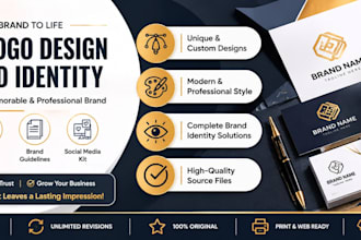 create a minimalist logo and a bussiness card for your bussinesses