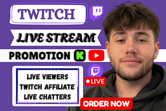 promote your twitch live stream to bring in more live viewers through embedding