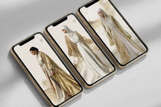 design luxury abaya posters and social media posters