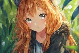 draw beautiful anime art illustration