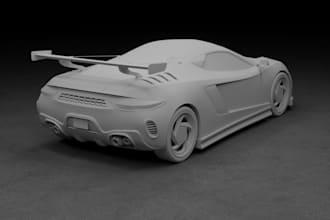 do 3d modelling fivem 3d car rendering rc car interior and exterior model