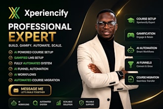 build kajabi website, buddyboss, learndash, learnworlds lms xperiencify gurucan