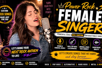 sing female rock singer female singer songwriter, vocalist