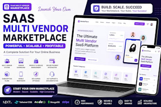 create a saas multi vendor marketplace website