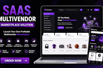 create a saas multi vendor marketplace website