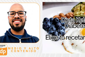 write a keto diet or diabetes book in spanish for KDP