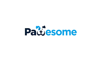 design modern twist dog pet accessory brand logo