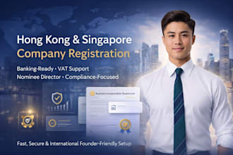register hong kong company with nominee director, airwallex and bank setup