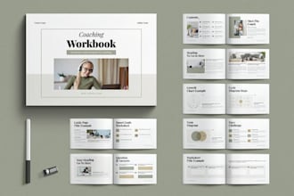 do coaching workbook, canva ebook design, workbook design, pdf lead magnet