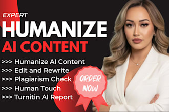 manually humanize your ai generated text and check for plagiarism