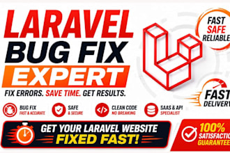 fix php laravel website bug fix laravel saas website developer