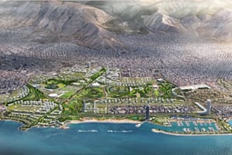 design cinematic 3d urban city masterplan site plan layout real estate rendering