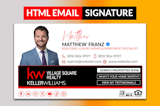 design responsive html email template on beehiiv, stripo, brevo, email signature