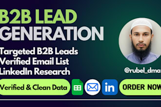 do expert b2b lead generation and targeted email list building