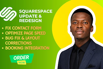 update squarespace website for better performance