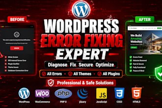 troubleshoot and fix wordpress errors or woocommerce bugs