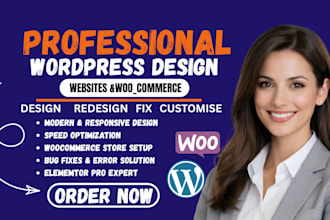 build german wordpress website, redesign design  wordpress woocommerce website