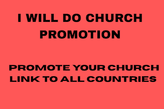 do church link promotion
