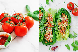 be your food photographer for recipes and cookbooks