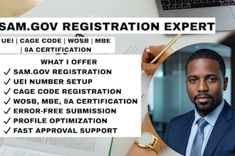 do sam gov registration, uei, cage code, wosb, mbe, 8a certification