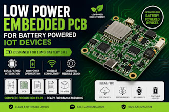 design low power embedded pcb for battery powered iot devices
