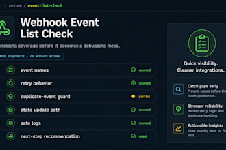 check your webhook event list for bugs