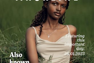 design a personalized aesthetic magazine
