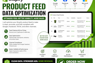optimize your shopify product csv feed for gmc and meta shopping