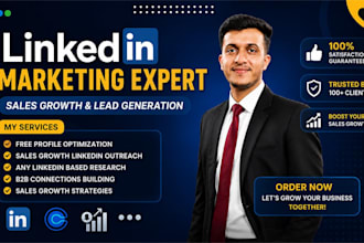 do linkedin b2b lead generation and sales outreach