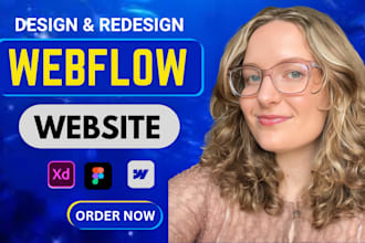 develop, design or redesign webflow website, webflow expert