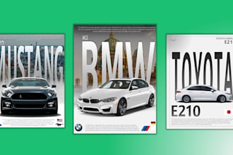 create you a custom car poster