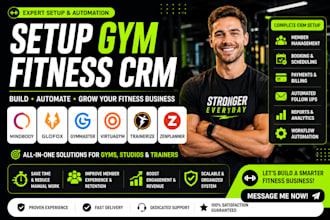 setup gym fitness crm gloflox mindbody virtuagym trainerize gymmaster zanplanner