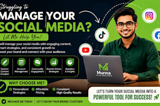 be your social media manager